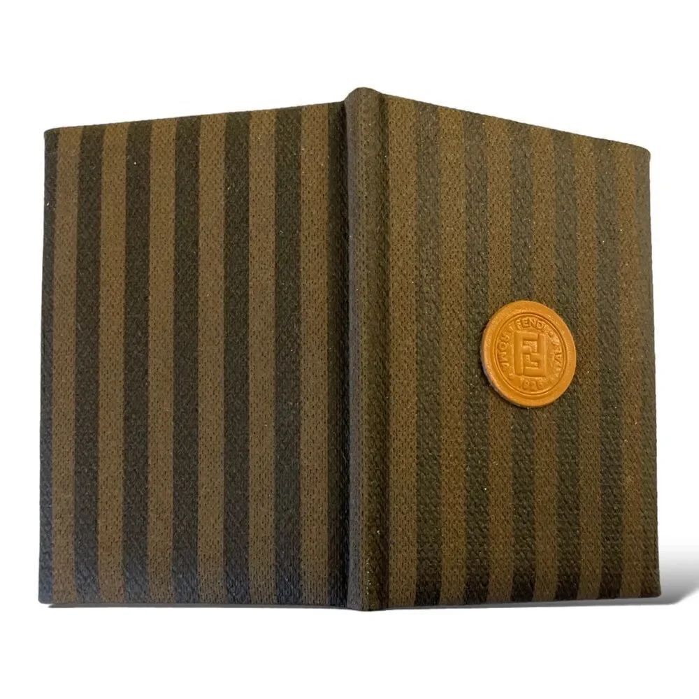 FENDI Vintage Pequin Stripped Address Book (ALL original packaging)